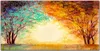 Coloray Bild aus Glas 140x70 gehärtetes Glas glasblock mit Produktbild-Vorschau 1