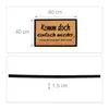 Relaxdays Fußmatte KOMM WIEDER, aus Kokosfasern, Produktbild-Vorschau 4