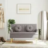 vidaXL Lavice s polštářem Taupe 113x64,5x75,5 cm látka Náhled obrázku produktu 2