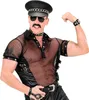 Netzshirt Rocker mit Kunstleder, Groesse:L Produktbild-Vorschau 2