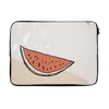 MuchoWow® Laptop Hülle 13 Zoll Sommer - Melone - Rot Produktbild-Vorschau 1