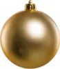 A single gold Christmas ornament is shown against a white background. Produktbild-Vorschau