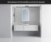 Unregelmäßiger asymmetrischer Spiegel mit LED Beleuchtung Produktbild-Vorschau 2