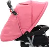 Tandem-Kinderwagen Stahl Rosa und Schwarz Produktbild-Vorschau 6