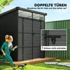 Plastikowa szopa Outsunny 3.24m² 190x191x215cm szopa Podgląd zdjęcia produktu 7