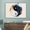 MuchoWow® - Leinwandbilder - Yin Yang - Abstrakt - Schwarz Produktbild-Vorschau 4