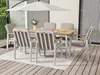 MEXO Gartenlounge-Set Aluminium Garten Essgruppe für 6 Produktbild-Vorschau 9