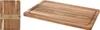 A wooden cutting and serving board is shown from two angles. Podgląd zdjęcia produktu