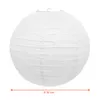 Papier Lampion in weiß - ca. Ø 30 cm / 2er Set - Produktbild-Vorschau 2