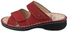 Sandalias cómodas para mujer en color rojo Vista previa de la imagen del producto 2