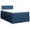 Boxspringbett mit Matratze Blau 120x200 cm Stoff Produktbild-Vorschau 1