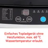 5 kg Waschmaschine Toplader mit Schleuder, Waschvollautomat Produktbild-Vorschau 2