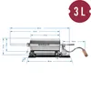 BROWIN® Manuell Wurstfüller aus Edelstahl 311003, 3 kg Produktbild-Vorschau 4