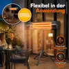 TRESKO Infrarood warmtestraler, 2500 W, met Productafbeelding-voorbeeld 8