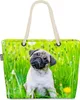 VOID Kleiner Mops Strandtasche Shopper 58x38x16cm 23L XXL Produktbild-Vorschau 1
