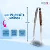 Pince à barbecue en acier inoxydable avec manche en bois - Voir les images du produit 5