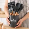 A person holding a set of kitchen utensils in a holder. Náhľad obrázku produktu