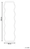 BELIANI Teppich Hellbeige Kunstfell 80 x 300 cm Wellenform Produktbild-Vorschau 3
