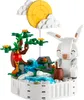 A Lego model of a rabbit with a moon and a waterfall. Anteprima dell’immagine prodotto