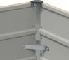 vidaXL Fioriera avorio 100 x 100 x 45 cm in acciaio Anteprima dell’immagine prodotto 5