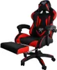 DUNMOON Gaming Stuhl, schwarz/rot, aus Öko-Leder, Metall & Produktbild-Vorschau 9