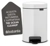 Poubelle à Pédale 3 L Blanche - New Icon - Brabantia Voir les images du produit 12