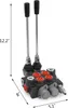 SucceBuy Valve hydraulique à 2 bobines, 11 GPM, contrôle Voir les images du produit 8