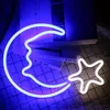 Rosikey LED neonový nápis Moon/Star – 38 x 28 cm Náhled obrázku produktu 1