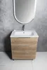 Sapho PIEDRA Keramik-Möbelwaschbecken 61x46,5cm, Weiß Produktbild-Vorschau 3