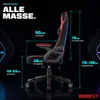 ONBEST Gaming Stuhl | Ergonomisch | mit Lordosenkissen | Produktbild-Vorschau 13
