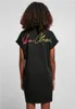 Urban Classics - Damen Rainbow T-Shirt Kleid BLACK XS Produktbild-Vorschau 3