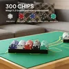 SPORTNOW Pokerkoffer abschließbar Pokerset mit Koffer 300 Produktbild-Vorschau 7