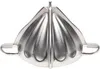 A silver citrus press on a white background. Náhled obrázku produktu