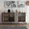 Skye Decor, moderní konzolový stolek (180 cm), dub a bílá, Náhled obrázku produktu 3