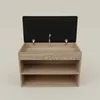 A shoe cabinet with a lift-up seat is shown against a plain background. Podgląd zdjęcia produktu