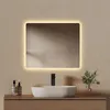 EMKE Specchio da bagno con illuminazione Specchio da parete Anteprima dell’immagine prodotto 1