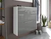 Schuhschrank Oliva 2 hängend Basic weiß graphit Produktbild-Vorschau 2