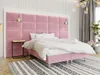 Pannello a muro imbottito 70x40 PAG - rosa Anteprima dell’immagine prodotto 3
