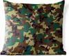 MuchoWow® Outdoor Kissen - Camouflage-Muster mit dunklen Produktbild-Vorschau 1