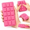 Squishy Schokoladentafel Pink – Anti-Stress Fidget Toy zum Produktbild-Vorschau 2