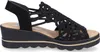 Rieker Damen Sandalette Schwarz Voir les images du produit 55