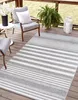 Outdoor Teppich SAW  140 x 200 cm Weiß-Grau Produktbild-Vorschau 1