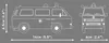 Cobi Klemmbaustein-Set VW T3 Krankenwagen, 146 Teile, 24636 Anteprima dell’immagine prodotto 10