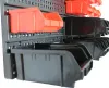 Stapelboxen mit Wandregal rot 32 tlg, Kleinteilemagazin Produktbild-Vorschau 4