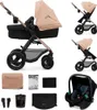 KINDERKRAFT Poussette combinée Moov 2 Air 3in1 Sand Beige Voir les images du produit 1