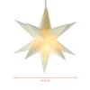 3D Weihnachtsstern 12 cm mit Timer - weiß - Deko Produktbild-Vorschau 2