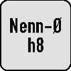 A close-up of a button or keycap with text. Produktbild-Vorschau