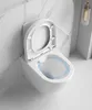 Wand-WC Set Cozy Tiefspüler ohne Spülrand weiß glänzend mit Produktbild-Vorschau 5