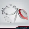 WELLGRO Einmachgläser mit Bügelverschluss eckig 900ml - Produktbild-Vorschau 4