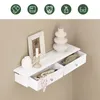 SoBuy Wandregal mit 2 Schubladen - Modernes Regal Wand für Produktbild-Vorschau 6